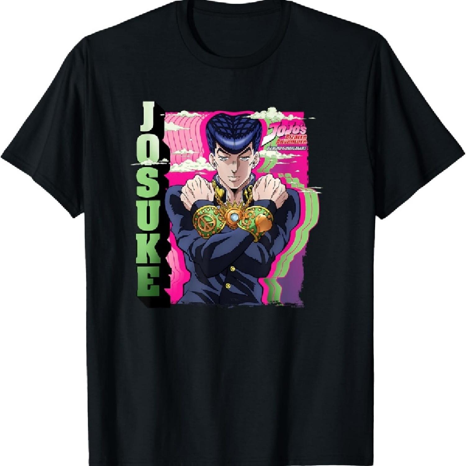 

JoJo s Bizarre Adventure Часть 4 Джоске Great Days Аниме Футболка XXXXXL чёрный