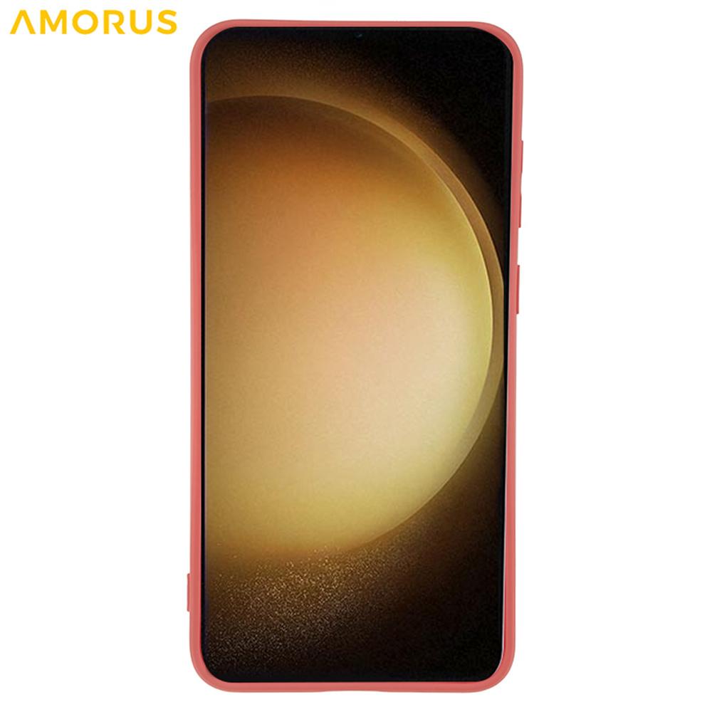 For Samsung Galaxy S23+ Case Precise Cutouts TPU Fiber Lining Shockproof Phone Cover