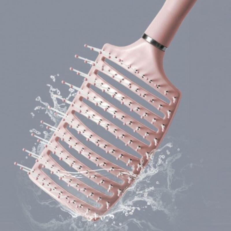 Tangle-free comb, hairbrush, scalp massage brush
