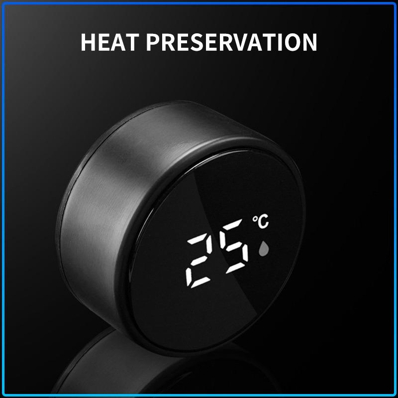 Pour Mitsubishi Lancer 7 8 I200 Pajero Montero Sport Outlander ASX Mirage Eclipse Bouteille Thermos Intelligente pour Voiture Avec Affichage de la Température Tasse à Café