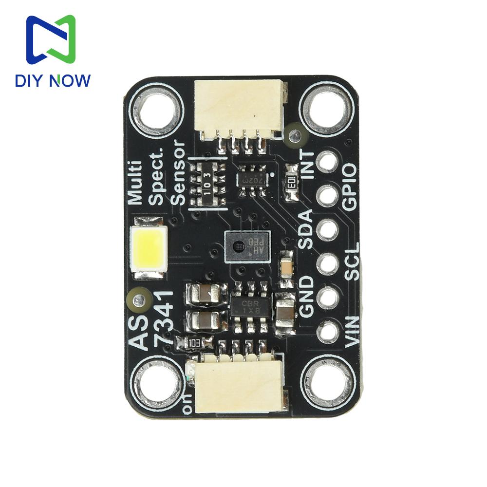 AS7341 10-Channel Color Sensor Breakout Board Spectral Sensor Module Compatible STEMMA QT/Qwiic 50/60Hz Light Source Detection