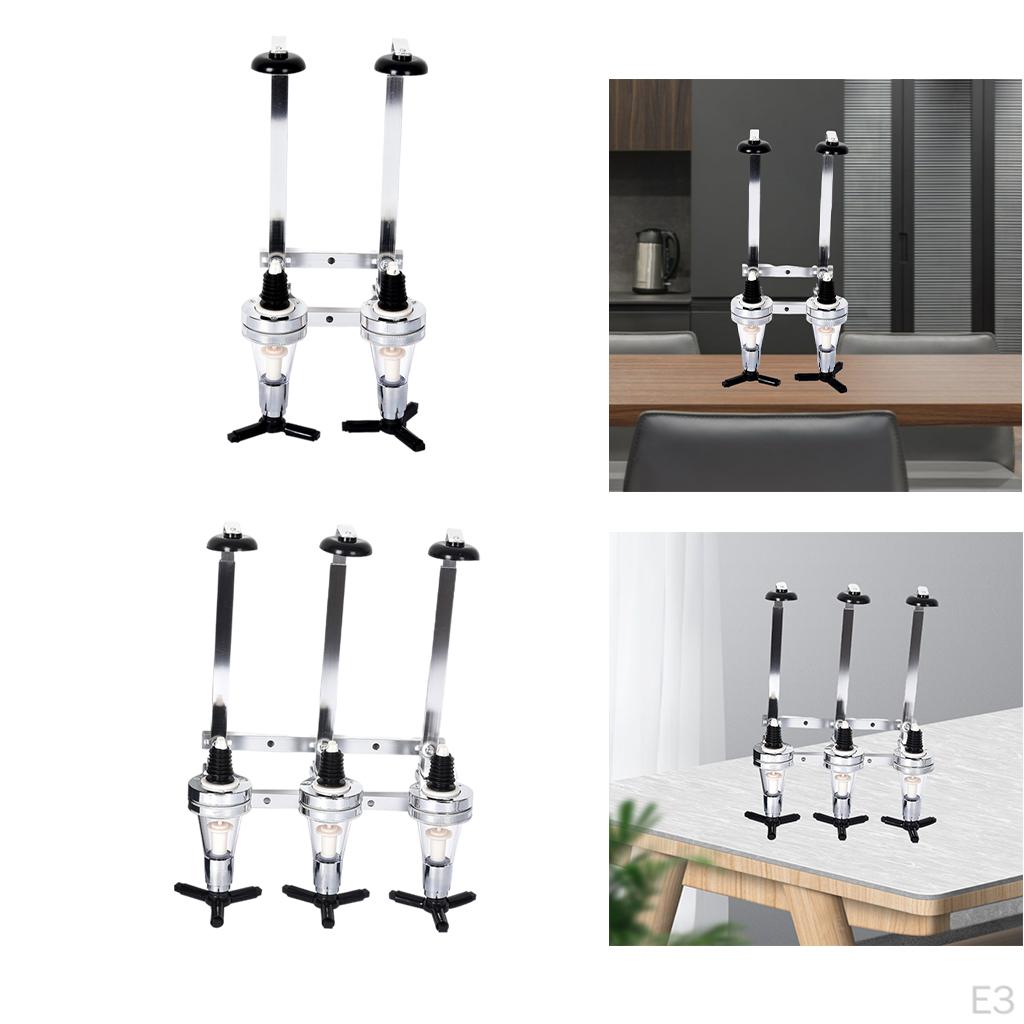 Dispenser Wall Mounted Beverage Bottle Stand Holder Rack for Home and Bar Night Club
