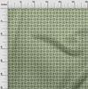 oneOone Cotton Flex Green Fabric Geometric Sewing Craft Projects Fabric Prints By Yard 40 Inch