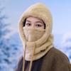 Women's Winter Fleece Lined Scarf Mask Hat - Ear Protection, Windproof, Cycling Warmth