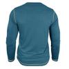 Men Vintage Contrast Color Crew Neck Long Sleeve Pocket Casual Henley T Shirt