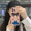 Slim Skin Feeling Cartoon Flowers Tulips Soft Silicone PU Leather Cover Phone Case for Samsung Xiaomi Poco Redmi