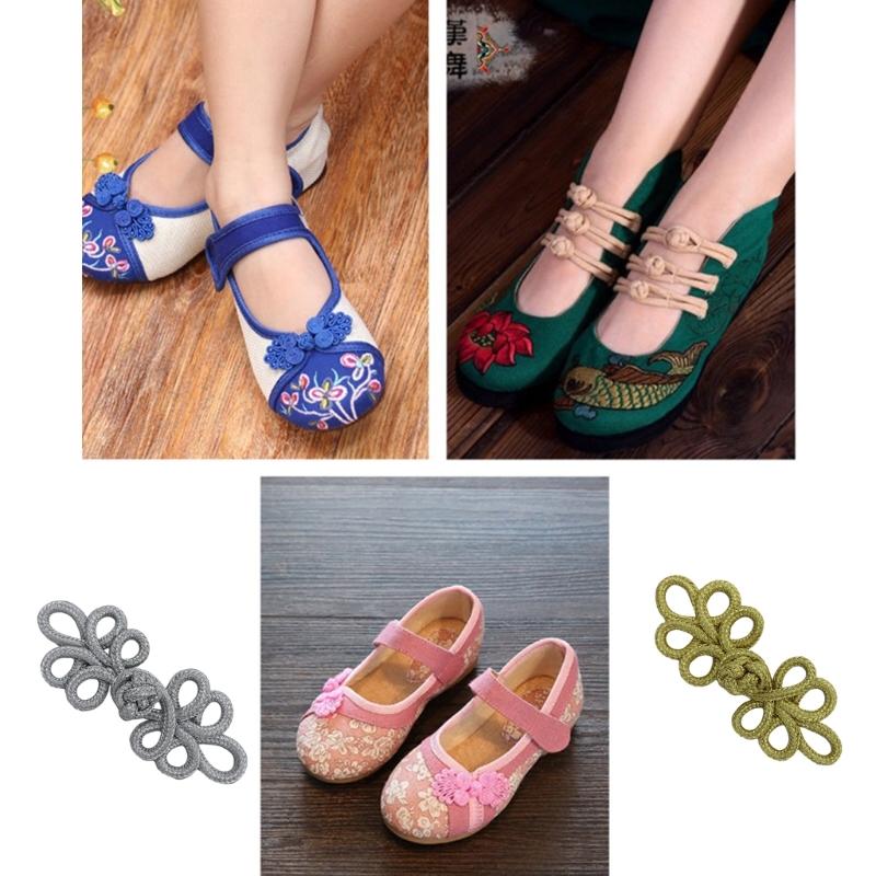 Hand Sewing Crochet Button Fasteners Chinese Knot Closure Cheongsam Frog Button Silk Buckle Clothes Tang Suit Decoration