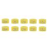 100Pcs Bird Foot Rings Bands 10mm 001 100 Numbered Pigeons Identify Clip Poultry Supply