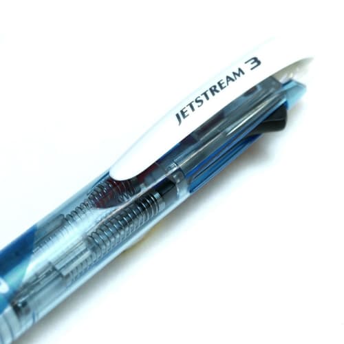 Mitsubishi Pencil 3 Color Ballpoint Pen Jet Stream 0.7 Light Blue Easy to Write SXE340007.8