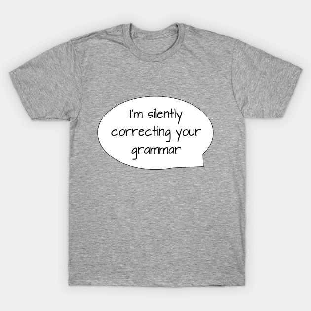 Unisex Fashion TShirt Grammar Nazi Print TShirt Plus Size S-5XL T-Shirt 100%Cotton Tops O Neck Short Sleeve Tees