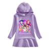 Girls Anime Cartoon Kpop Rumi Zoey Mira Hunters Printed Hooded Dress