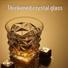 ZISIZ Crystal Whiskey Cocktail Glass Set