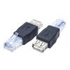 2pcs Ethernet To USB Adapter USB A Female To 8P8C RJ45 Male Connector Ethernet Adapter For Highly Speed Networking