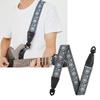 Adjustable Guitar Strap  Acoustic Guitar Shoulder Belt Strap with Leather Ends Stringed Instrument Accessories