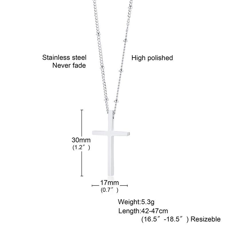 Personalized Wholesale Dropshipping Cross Necklace Jewelry Only for Special Customer