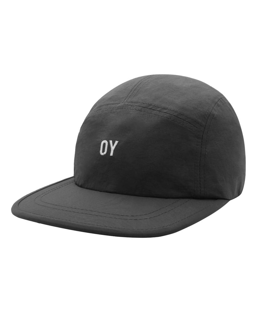 Opeunyadeu(Owai) Nylon Logo Camp Cap-Charcoal Gray