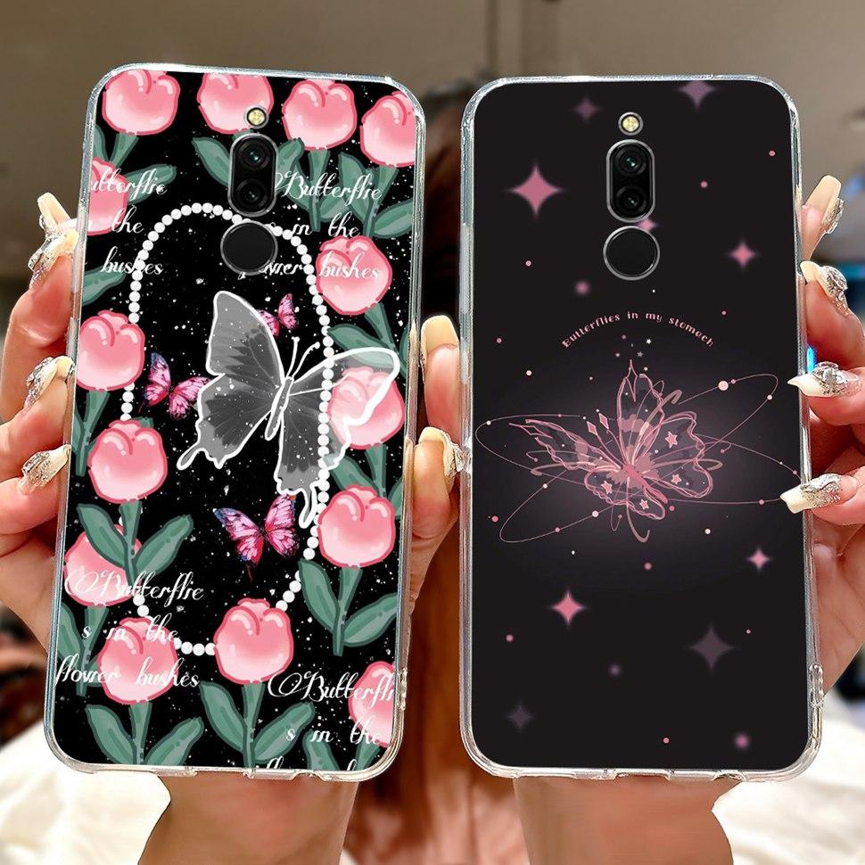 For Xiaomi Redmi 8 Case Lovely Funny Cartoon Cover Soft Silicone Case For Xiaomi Redmi 8 8A Redmi8 Redmi8A Fundas Bumper