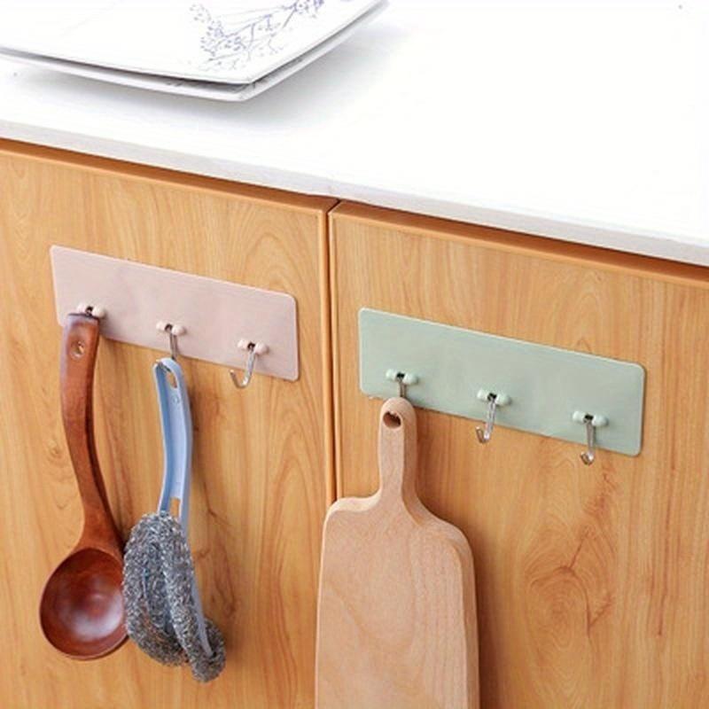 1PC Wall Rack Kitchen Storage Holder Wall Hook Kitchen Organizer Bathroom Accessory