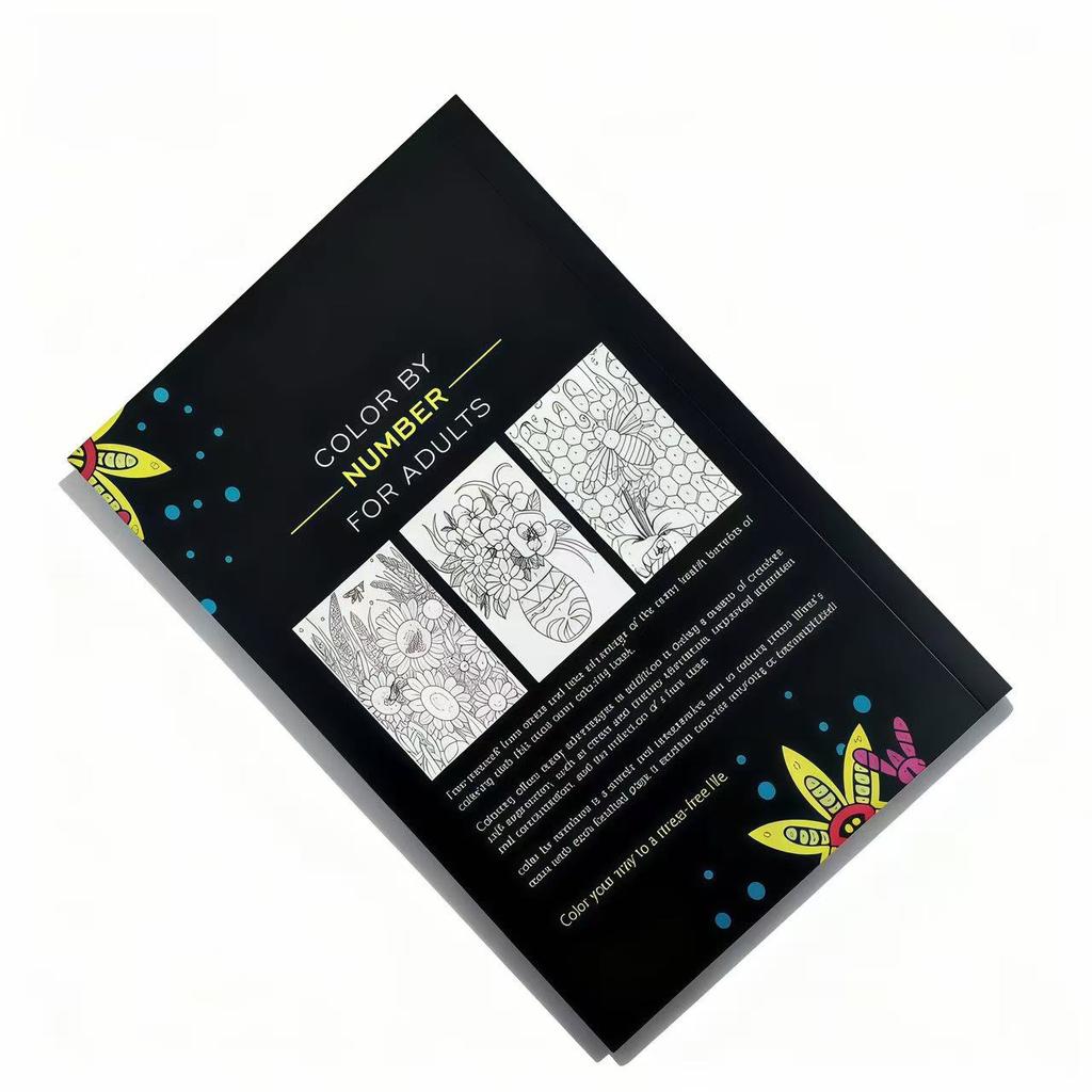Pixel Art Coloring Book for Adults - Color by Number Activity Book & Mindful Stress Relief Painting Book