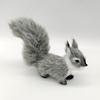 Squirrel Model Faux Fur Realistic Cute Rodent Miniature Figurine Ornament Handicraft Mini Fake Squirrel Statue Figurine Ornament Birthday Gift