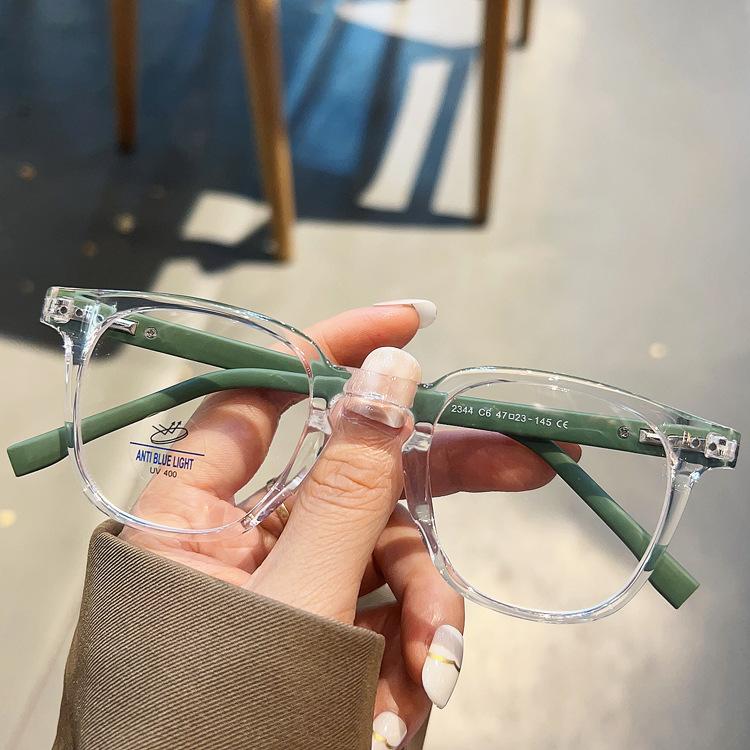 

Fashion Clear Green Square Blue Light Filter Reading Glasses Women Men TE90 Rivets Eye Protection Computer Presbyopia Eyeglasses 0 очистить зеленый