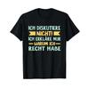 T Shirt With Gerunisex Text Quot I Don't Argue I Just Explain Why Right Black Vintage Top For Everyday Wear Man