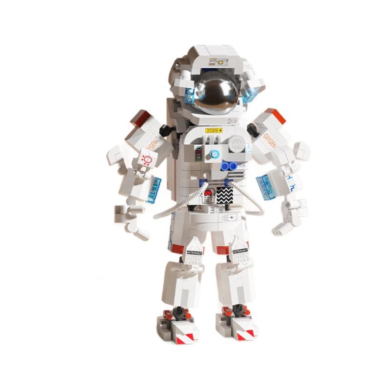 Astronaut Micro Building Blocks Construction Set Space Mini Block DIY Toy Decoration for Children Mini Brick Adult Boy Girl Gift