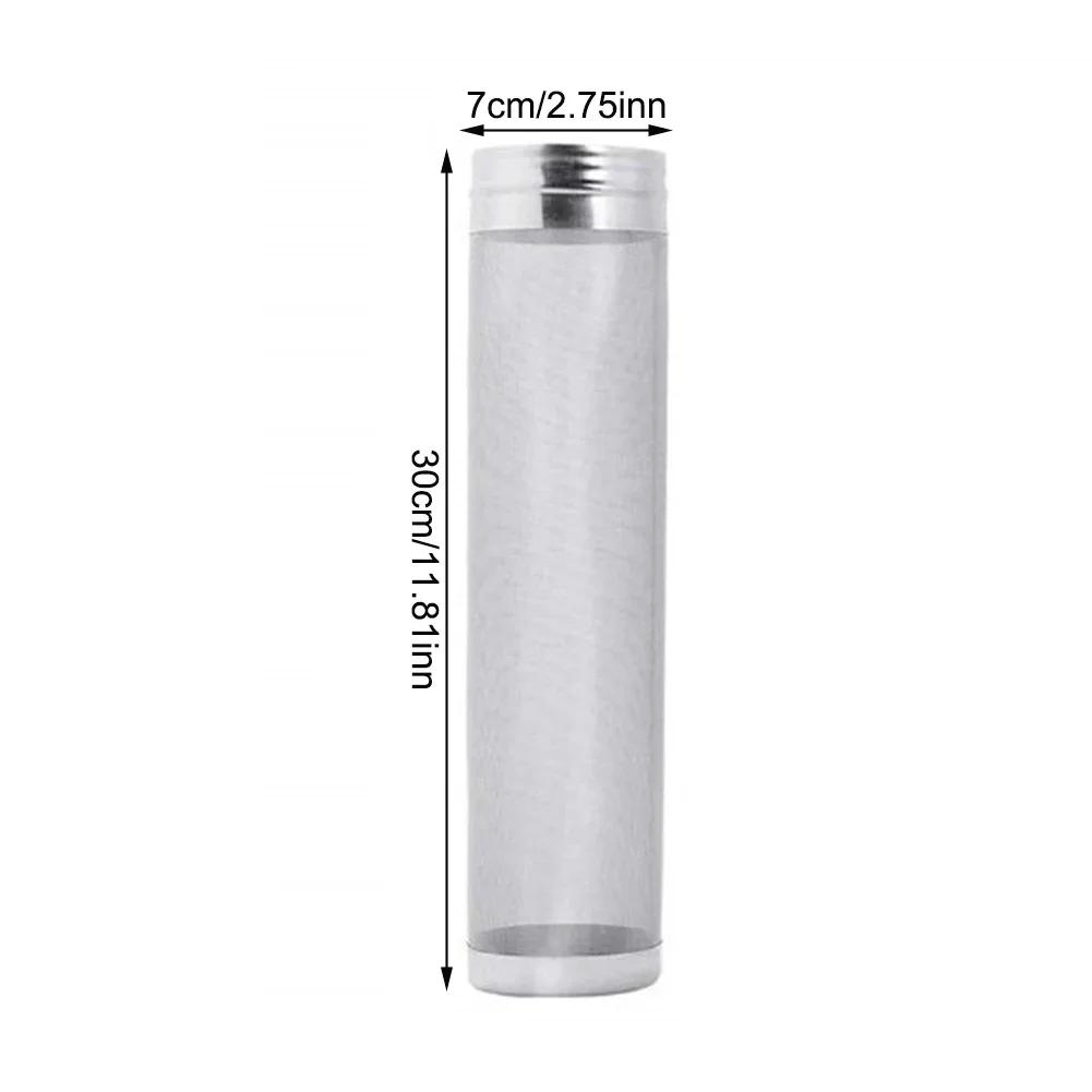 Beer Brewing Hopper 7*29cm/7*18cm Brewing Hopper Strainer 304 Stainless Steel 300 Micrometer Mesh Beer Brewing Accessories