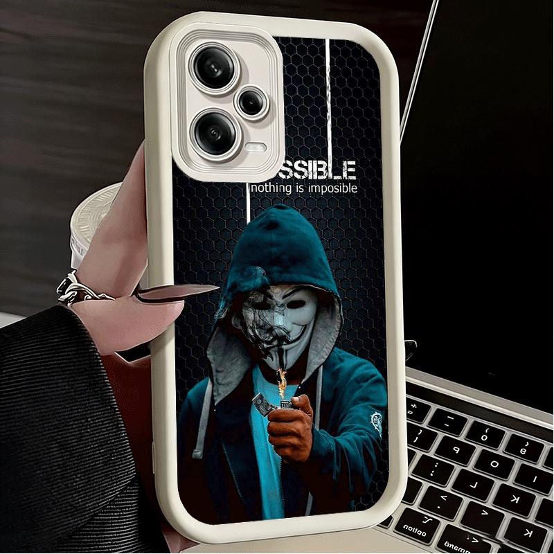 Phone Case for Xiaomi Redmi Note 15 14 13 Pro Plus Anonymous V Mask Shell 12S 11 11S 11T 5G 14S Soft Silicone Funda