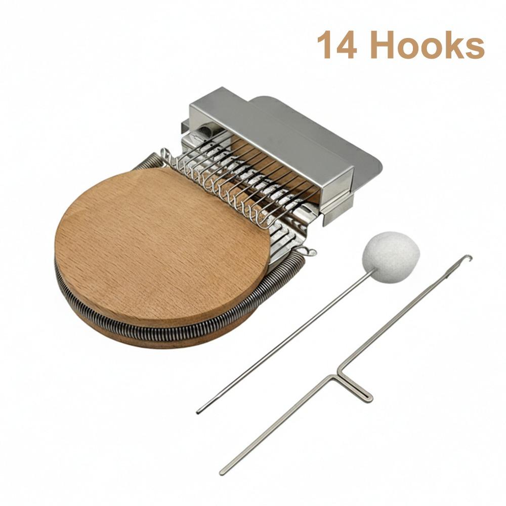12 14 Hooks Small Loom Beautiful Stitching Weaving Loom Speedweve Type Loom  for Clothes Mending