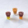100pcs Simulate Coffee Mini Drinks Fairy Garden Miniatures Doll House for Kitchen Doll Accessories Toy