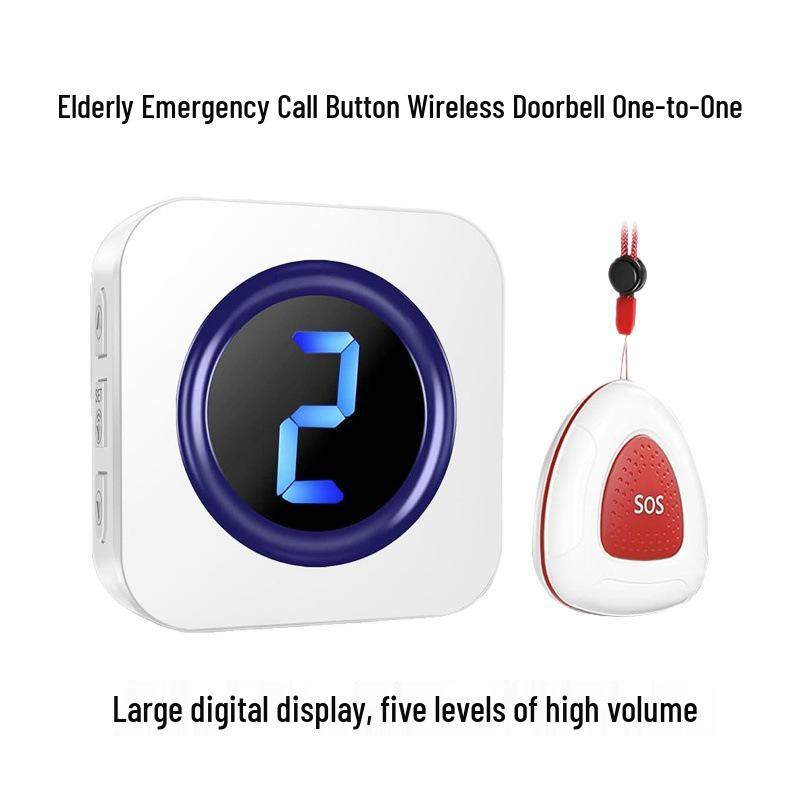 

Ultra-Long Range Wireless Doorbell for Hospitals, Nursing Homes, and Elderly Emergency Calls TM08-S 1T1