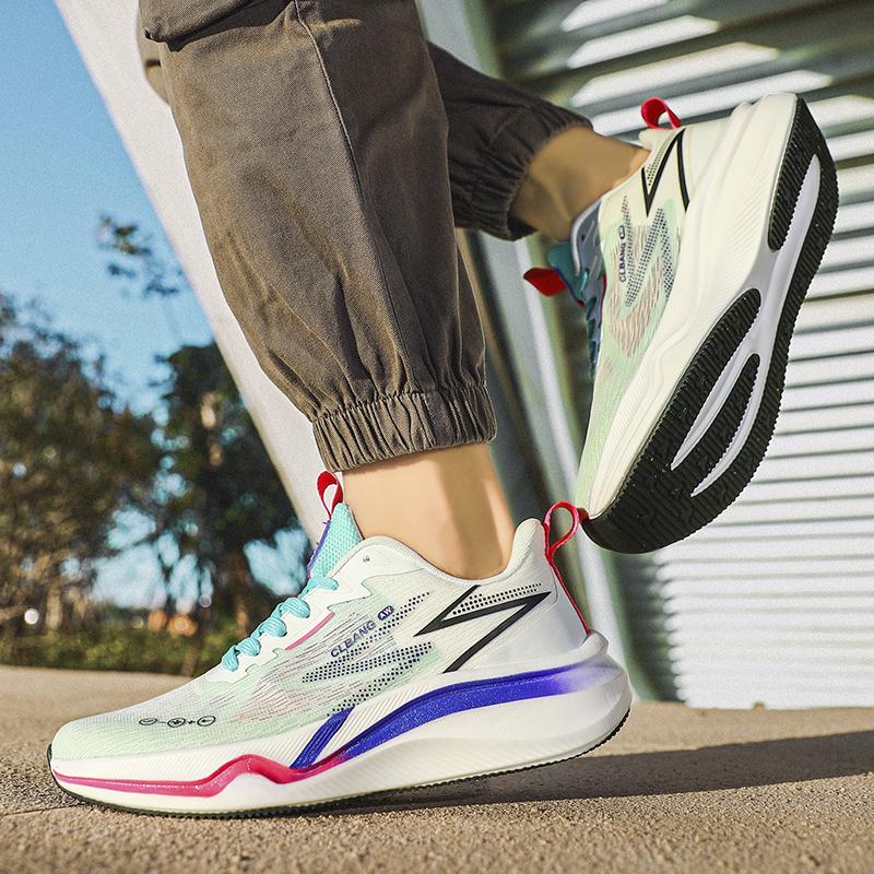 New Student Sports Special Running Shoes Mesh Surface Breathable Elastic Shock Absorption Lightweight Casual Shoes Men