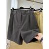 Plus Size High-Waisted Retro Casual Cargo Shorts for Women - Summer Stylish Loose Wide-Leg Pants 