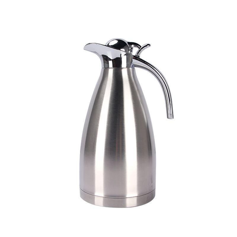 304 Stainless Steel Teapot Thermos Flask - Large Capacity Hot Water Kettle for Dormitory, Restaurant, and Hotel Use