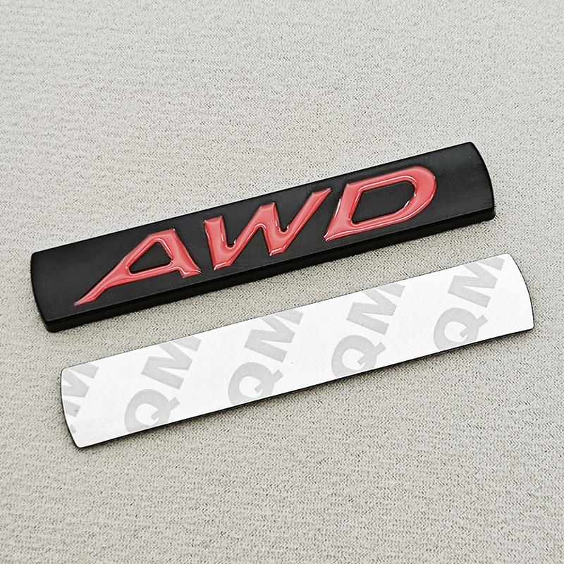 NEW 3D Metal Car Styling 2.0 2.5 AWD Logo Car Body Badge Emblem For Mazda 3 CX-5 CX-3 RX-8 RX- 5 Decals Accessories Yvmsj22