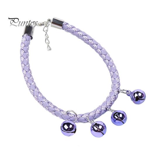 Pet Collar with Crisp Sound Bell Adjustable Chain Necklace Cat Dogs Comfortable To Wear Collar Pet