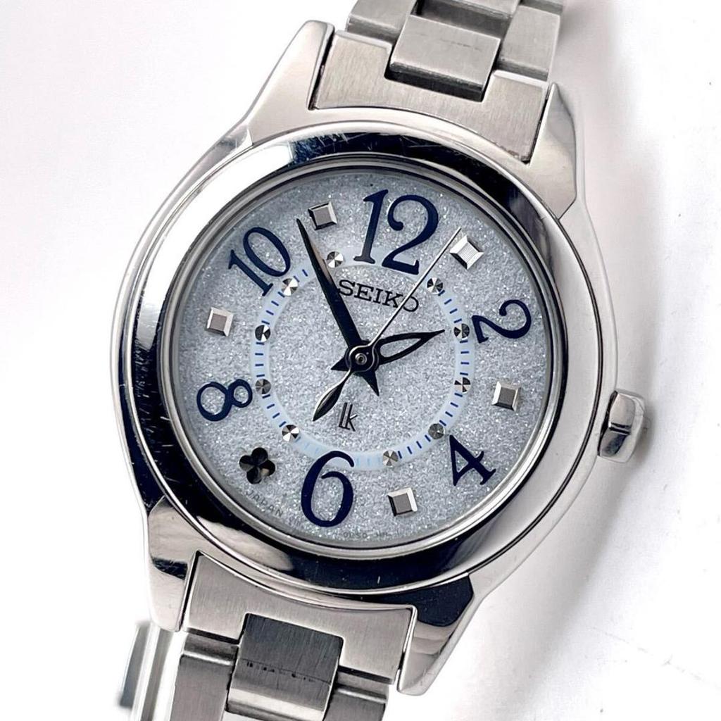 [USED] Working Seiko Lukia Dress Watch V111-0CA0 with Glitter Dial