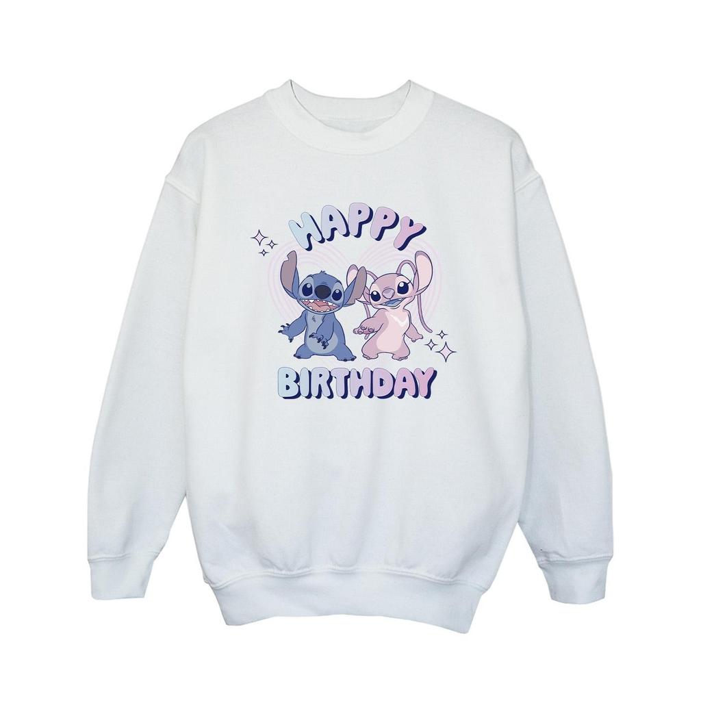 Lilo & Stitch Mädchen Alles Gute zum Geburtstag Sweatshirt