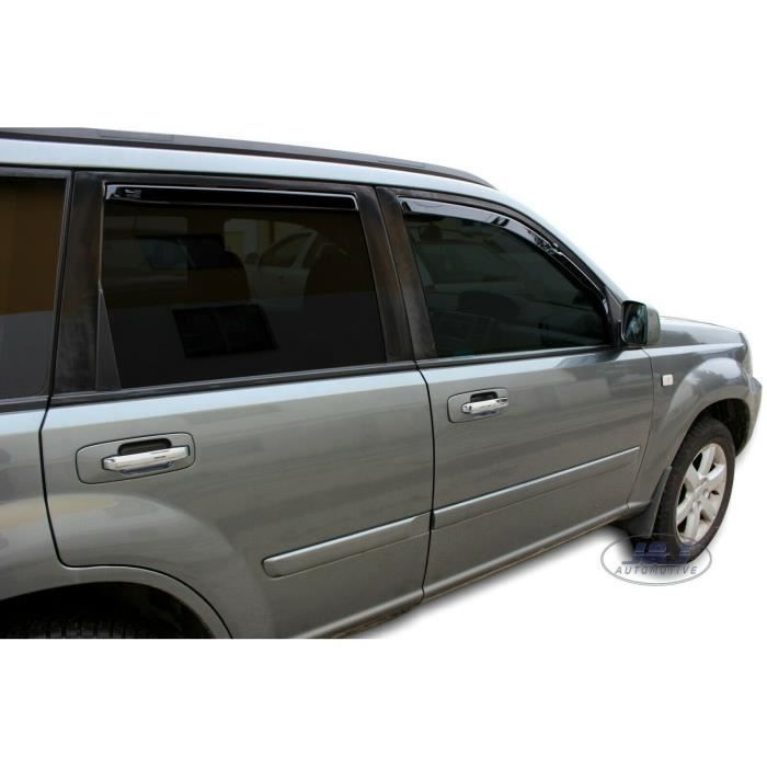 Déflecteurs d'Air - Nissan - X-Trail T30 - 2001-2007 - 4 Pièces - Acrylique Teinté 3 Mm