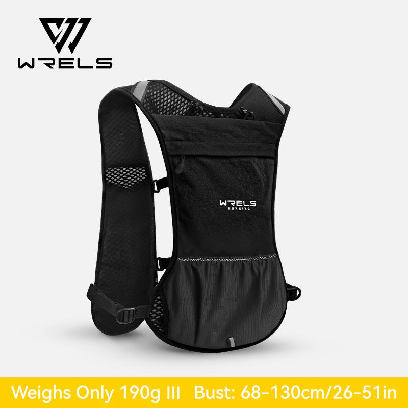 WRELS Breathable Hydration Vest Lightweight Outdoor Sport Camping Climbing Marathon Rucksack Portable Travel Water Backpack