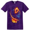 Ghost Rider Marvel Flaming Skull Chain Superhero T Shirt Graphic Tee Art