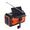 Emergency Radio Multi Function 12000mAh Solar Hand Crank AM FM WB Battery Powered with Cell Phone Ch