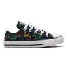 Chuck Taylor All Star Abrasion Resistant Low Top Kids Canvas Shoes Black Green Multicolor 672372C
