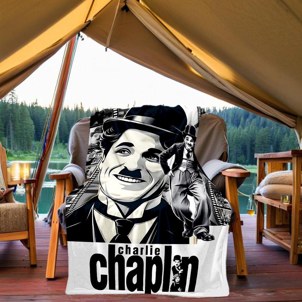 1pc Michael Jackson Outdoor Blanket Lightweight Flannel, Soft & Warm, All-Season Use for Sofa, Outdoor, Camping, Living Room024