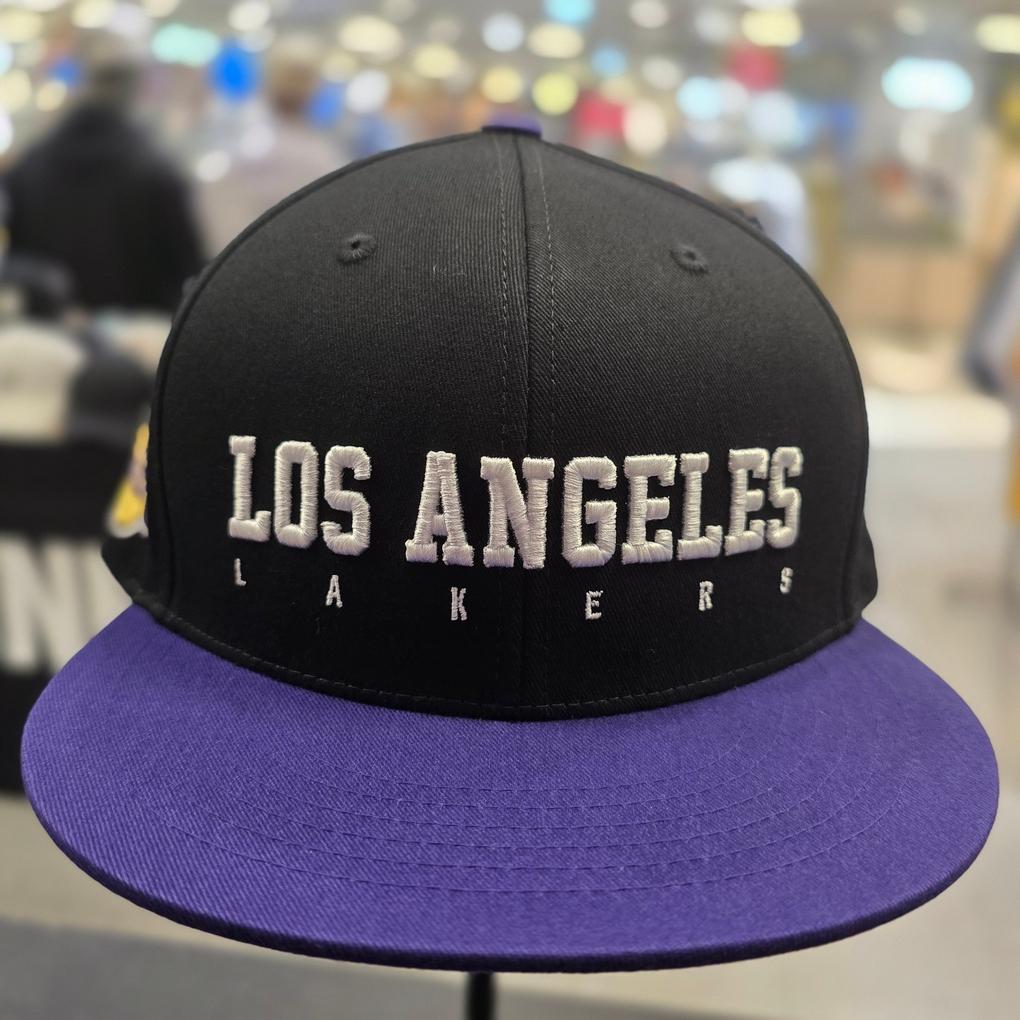 NBA NBA LAL Big Lettering Authentic Snapback N255AP641P