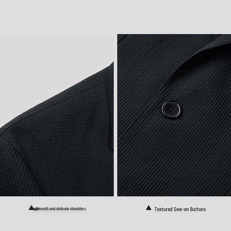 HLA Men's Casual Notch Lapel Suit Jacket