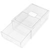 PET Pantry Organizer Bin S/L Produce Storage Container Refrigerator Storage Bin  Pantry Use