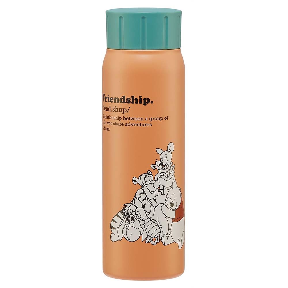 

Skater 500ml Stainless Steel Water Bottle for Carbonated Direct Keeps Drinks Disney Winnie the Pooh Muted Stylish for Kids and Adults STSL5