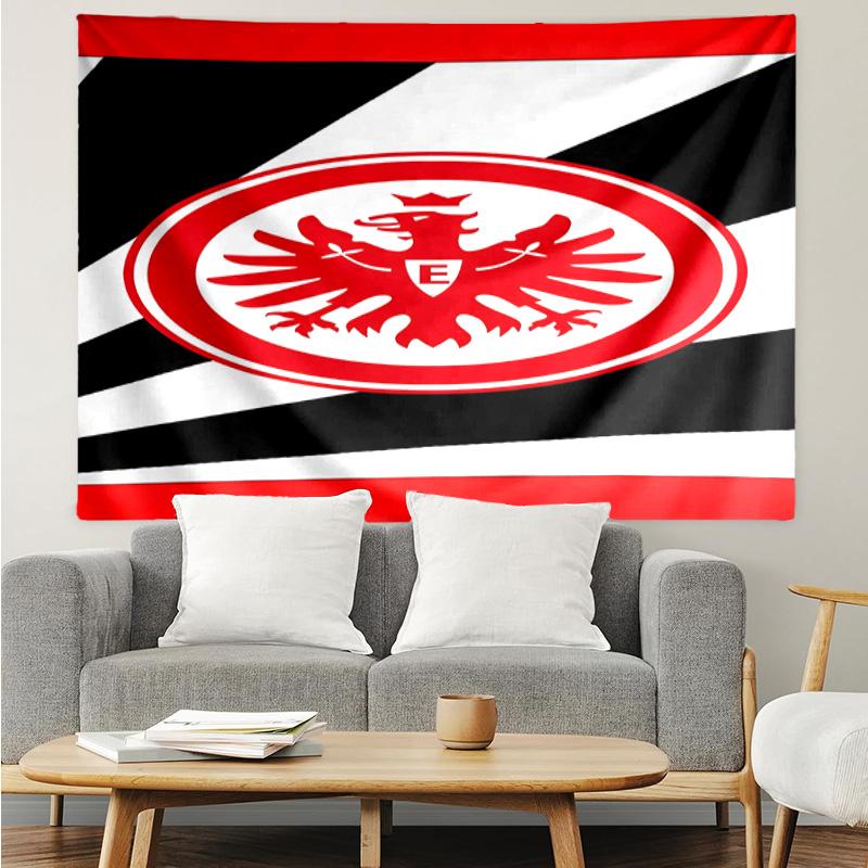 1PC Eintracht Frankfurt Crest Tapestry, Unique Design Tapestry, Suitable for Bedroom,Livingroom, Playroom,Heartwarming Holiday Gifts